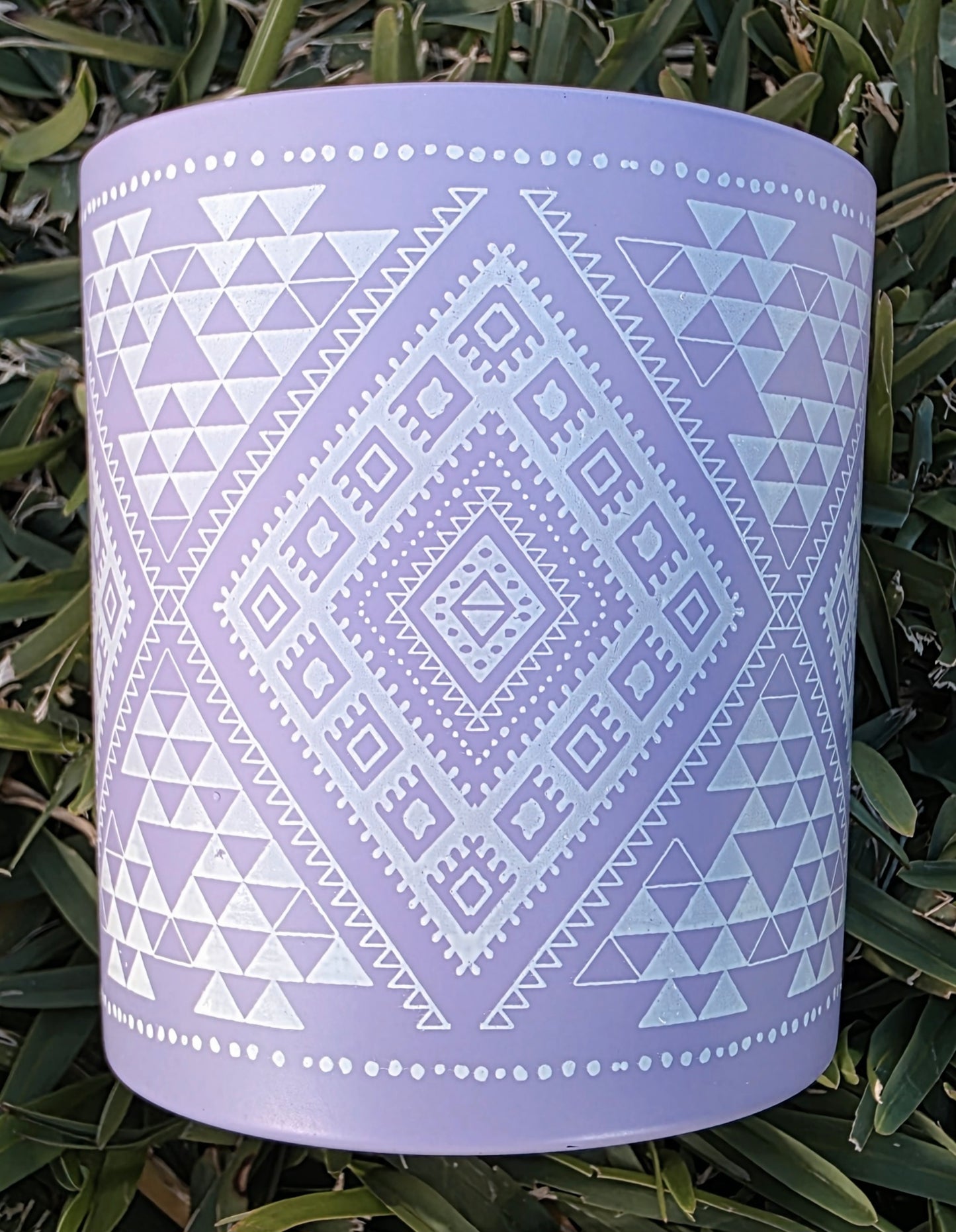 Lavender Crystal Candle | Amethyst