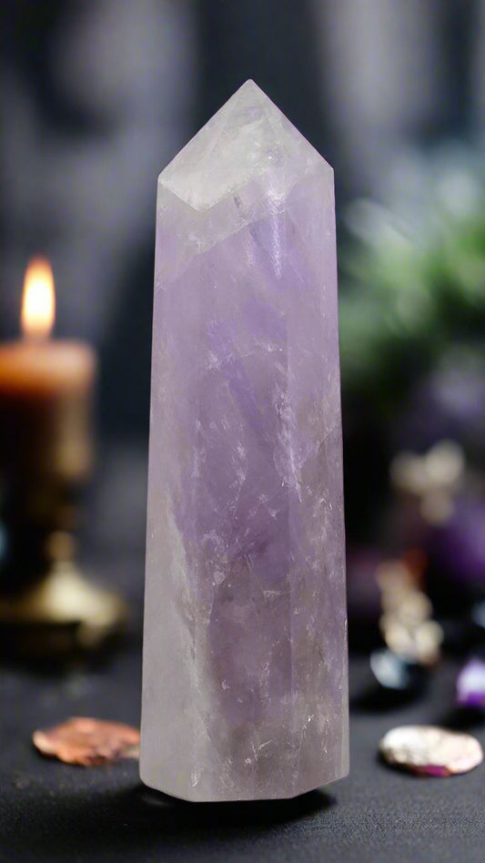 Amethyst crystal tower / crystal point