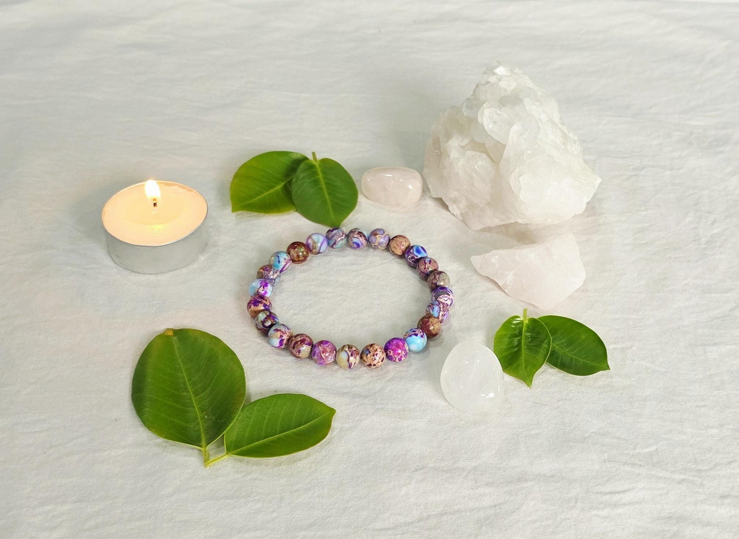 Grounding & Stability Bracelet | Sediment Jasper