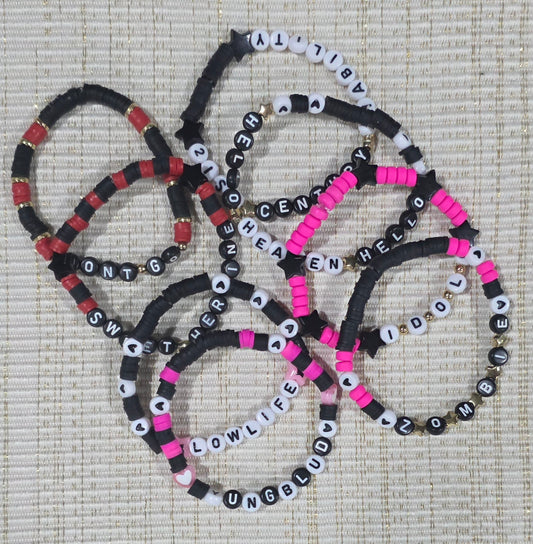 YUNGBLUD Inspired Handmade Bracelets - Set of 5